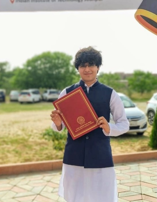 Akshat smiling